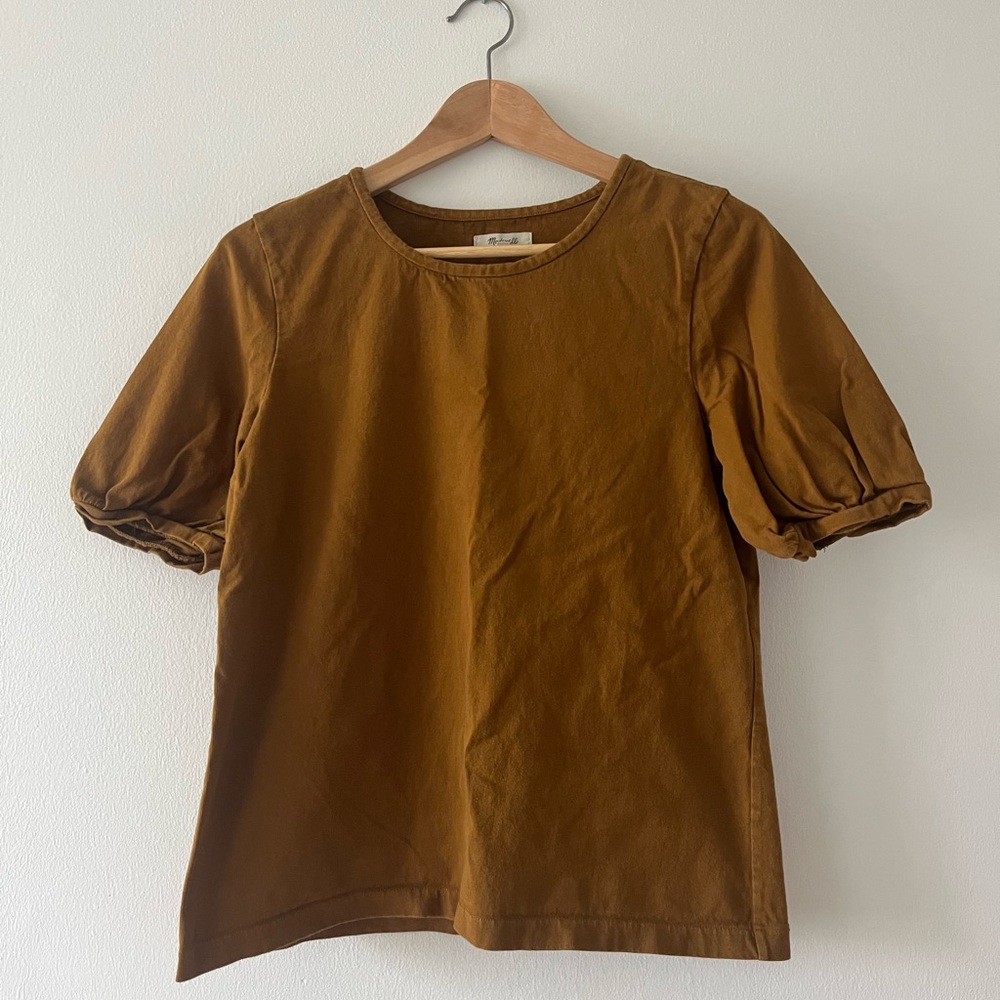 ✨Madewell Puffed Sleeve Shirt✨